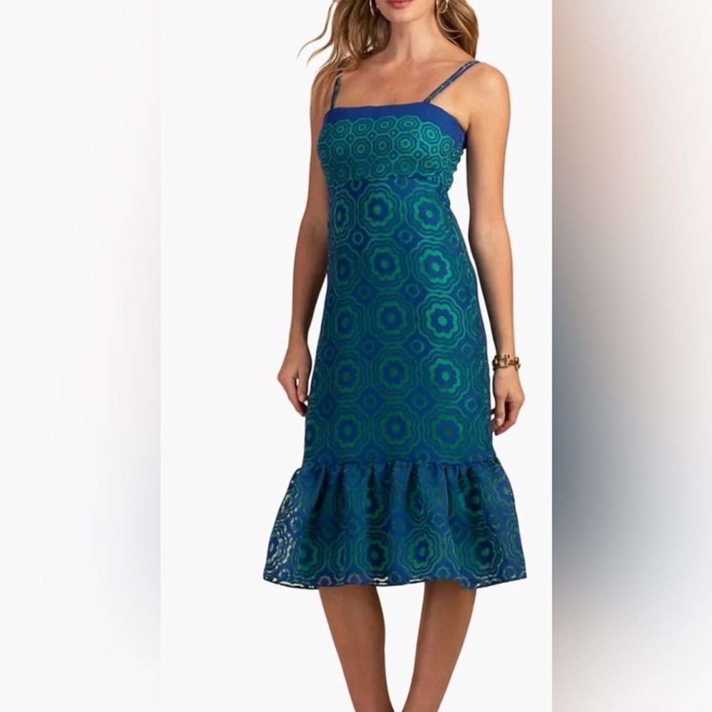 Trina Turk Aziza Printed Midi Dress - Picture 3 of 6